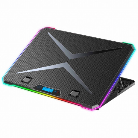 EVOLVEO Ania 9 RGB, nastavitelný podstavec pro notebook