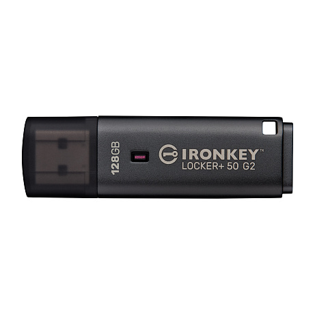 Kingston IronKey Locker+ 50 G2/128GB/USB 3.2 Gen 1 (5Gb/s)/USB-A/Černá