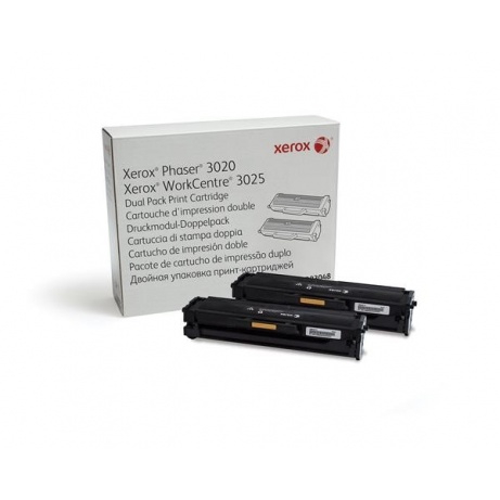 Xerox Black Toner pro Phaser 3020/3025 Dual pack (3000 str.)