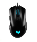 ACER drátová myš Predator Cestus 333,5 levels DPI,1ms,400 IPS,20 mil. kliků,USB 2.0,Black
