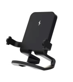 1stCOOL bezdrátová přenosná QI nabíječka 15W, panáček, USB-C, černá