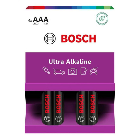 Bosch LR03UA4B/00 Ultra Alkaline (Blistr 4 ks)