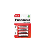 PANASONIC Zinkouhlíkové baterie Red Zinc R6RZ/4BP EU AA 1,5V (Blistr 4ks)