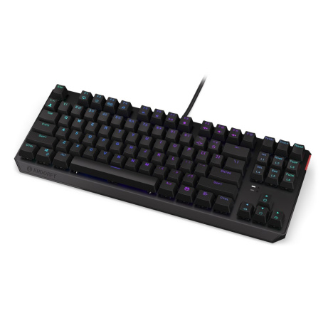 Endorfy herní klávesnice Thock TKL Red / drátová / USB / red switch / mechanická / CZ layout / černá RGB