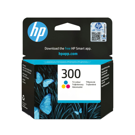 HP 300 Tri-color Ink Cart, 4 ml, CC643EE (165 pages)