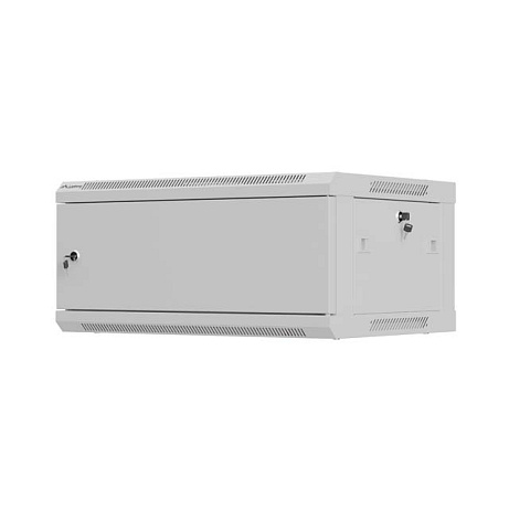 NÁSTĚNNÁ INSTALAČNÍ SKŘÍŇ 19" 4U 600X450 ŠEDÁ KOV