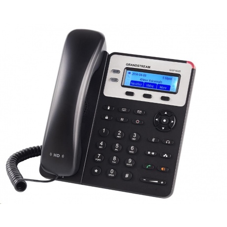 Grandstream GXP1625 [VoIP telefon - 2x SIP účet, HD audio, 3 program.tlačítka, switch 2xLAN 10/100Mbps, PoE]