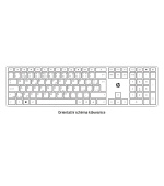 HP 720 Rechargeable wireless keyboard mouse - set dobíjecí bezdrátové myši a klávesnice