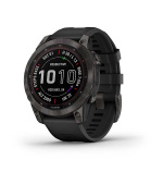 BAZAR - Garmin fenix 7 Sapphire Solar, Titan Black/ Black Silicone Band, EU - pouze hodinky, napájecí kabel