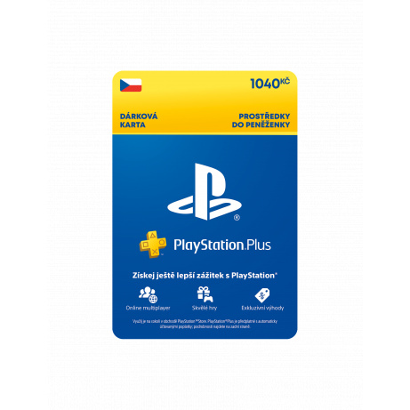 ESD CZ - PlayStation Store el. peněženka - 1040 Kč