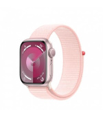 APPLE Watch Series 9 GPS 41mm Pink Aluminium Case with Light Pink Sport Loop
