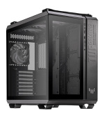 BAZAR - ASUS case TUF GAMING GT502 PLUS, Mid Tower, průhledná bočnice, 4x 120mm ARGB Fan, černá - Poškozený obal (Komple