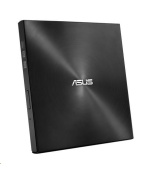 BAZAR - ASUS DVD Writer SDRW-08U7M-U BLACK RETAIL, External Slim DVD-RW, black, USB - Poškozený obal (Komplet)