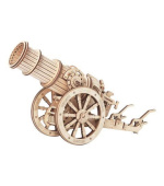 RoboTime 3D dřevěné mechanické puzzle Obléhací kanón
