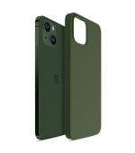 3mk ochranný kryt HARDY Silicone MagCase pro Apple iPhone 15 Plus, Alphine Green