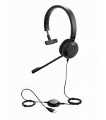 Jabra Evolve 30 II/Mono/Jack/Drát/Černá