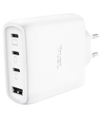 TRUST MAXO 65W 4P GAN CHARGER WHT