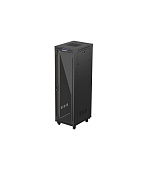 LANBERG 19" VOLNĚ STOJÍCÍ RACKOVÁ SKŘÍŇ 42U/600X800 (FLAT PACK) S PROSKLENÝMI DVEŘMI LCD ČERNÁ