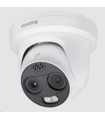 Vivotek TT9333-E 3.5 Thermální Bi-spektrální turret kamera 704*576px thermal (48°), 2560*1440px viditelné (92°), 20 zón
