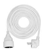 Solight prodlužovací přívod - spojka, 1 zásuvka, 10m, 3 x 1mm2, bílá