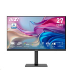 MSI LCD Modern MD272UPHW, 27", 3840x2160, IPS, 60Hz, 4ms, VESA 75x75, Black