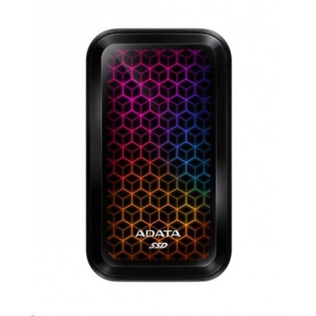 ADATA External SSD 512GB SE770G USB 3.0 černá/žlutá LED RGB