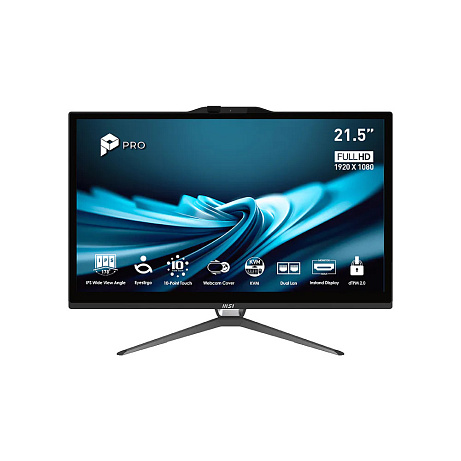 MSI PRO/AP222T 14MA-668EU/21,5"/FHD/T/G7400/8GB/128GB/Intel int/W11P/Černá/3R