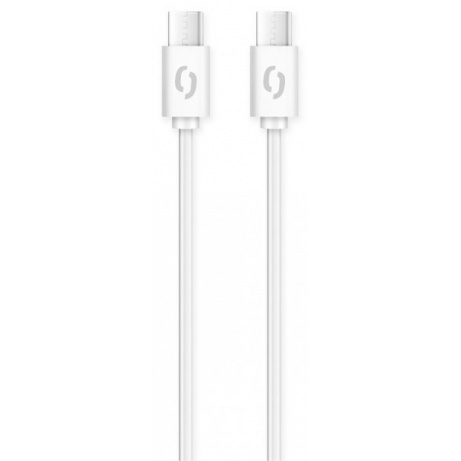 ALIGATOR Datový kabel POWER 3A, USB-C/USB-C, bílý