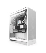 NZXT skříň H7 Flow edition / ATX / 3x 120 mm fan / USB-C / 2x USB / prosklená bočnice / mesh panel / bílá