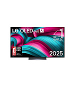 LG OLED65C54LA 65" 4K Smart TV, OLED evo, Perfect Black, webOS, AI Magic Remote, HDMI 2.1, USB, Wi-Fi, Bluetooth