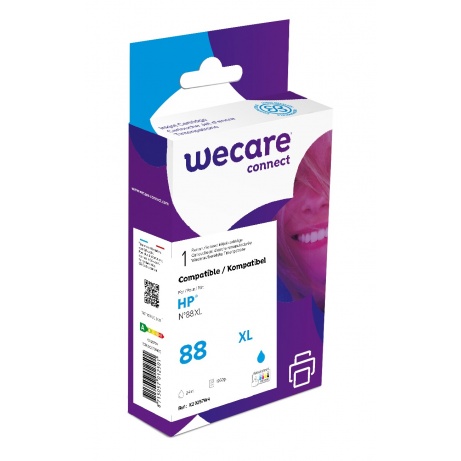 WECARE ARMOR ink kompatibilní s HP C9391A, modrá/cyan, HC