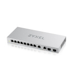 Zyxel XGS1010-12 v2, 12-Port Gigabit Unmanaged Switch with 8-Port 1G + 2-Port 2.5G + 2-Port SFP+