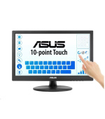 ASUS LCD 15.6" VT169HE Touch 1920x1080,  IPS, Wide Viewing Angle, Frameless, Flicker free, Low Blue Light, HDMI