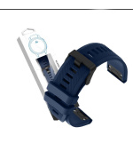 RhinoTech řemínek pro Garmin QuickFit sportovní silikonový 26mm tmavě modrý