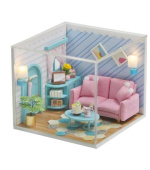 2Kids Toys miniatura domečku Slunný obývací pokoj