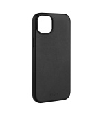FIXED MagLeather kožený kryt iPhone 15+ černý