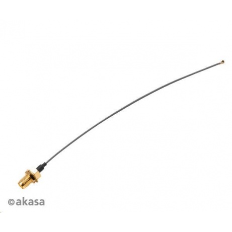AKASA anténní kabel I-PEX MHF4L na RP-SMA female, 22cm, 2pcs/pack