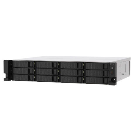 QNAP TS-1273AU-RP-8G (Ryzen V1500B 2,2GHz / 8GB RAM / 12x SATA / 2x 2,5GbE / 2x PCIe / 2x zdroj)