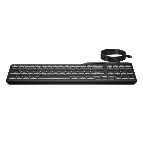 HP 400 Backlit Wired Keyboard - drátová podsvícená klávesnice CZ/SK
