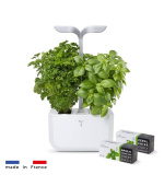 Véritable Exky CLASSIC - Automatický květináč s regulací osvětlení, bílá + 2 bylinkové náplně