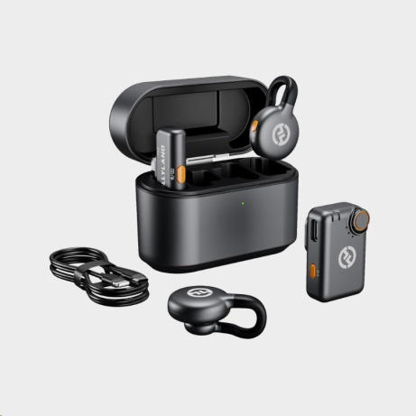 Hollyland LARK M2S Combo Wireless Lavalier Microphone Combo (Space Gray)