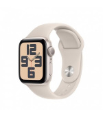 APPLE Watch SE GPS 40mm Starlight Aluminium Case with Starlight Sport Band - M/L