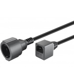 PREMIUMCORD Prodlužovací přívod 230V s EURO konektorem C14 (IEC connection) , 20cm