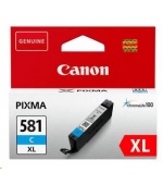 Canon CARTRIDGE PGI-580XL azurová pro PIXMA TS615x, TS625x, TS635x, TR7550, TS815x (519 str.)