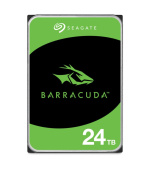 SEAGATE HDD BarraCuda 3.5" Hard Drive 24TB, 6Gb/S SATA, 512e, 7200 RPM,cache 512 Mb