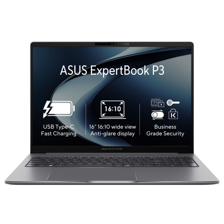 ASUS ExpertBook P3/P3605CVA/i7-13620H/16,0"/WUXGA/32GB/1TB/UHD/W11P/Gray/2R
