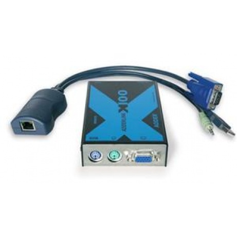 AdderLink X100 extender, USB, audio