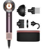 Dyson Supersonic Nural HD16 fén na vlasy, 1600 W, difuzér, 4 teploty, 3 rychlosti, Jasper/Plum