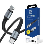 3mk Hyper Cable N-SERIES C to C 3m PD 3.0 QC 3.0 20V/3A 60W Black