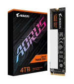 GIGABYTE SSD 4TB AORUS Gen4 7000E, PCIe Gen4x4, M.2 2280, (R:7100/ W:6500MB/s)